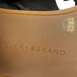 Lucky Brand  Women's Rhodette High Heel Sandal‎ Black Nubuck Leather Size 11M Photo 2