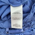 Taylor Periwinkle Blue Maxi Lace Dress With Corset Lace Up Back size 16 NWT Photo 11