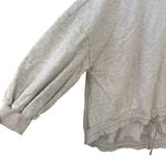 NAP Loungewear Gray Mock Neck Sweatshirt Pullover Pocket Drawstring Women's Top Photo 3