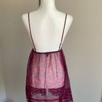 NWT Sheer Shirt Dress in Red Floral Size L Size L Photo 4