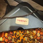 Vintage Escada satin Print Crossbody Bag Orange Photo 6