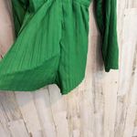 Pretty Little Thing Green Women's 2 Pleated Shorts Romper Beach Summer Feminine Photo 6