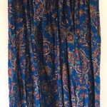 American Vintage Blue Palsy Print Skirt  Photo 0