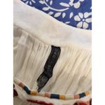 Banjara Medium M Crop Boxy Embroidered Boho Hippie Shirt Kimono Sleeves Crinkle Photo 3