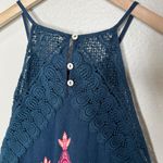 Free People  Intimately Free Womens Shea Paisley Mini Dress Medium Photo 5