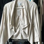 Carmen Marc Valvo NWT Beige Suede Jacket  Photo 0