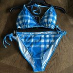 Burberry Cobb Check Bikini Set, Size Large, $480 Photo 8