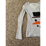 Aeropostale  Vintage gray thin women's snowman top size medium‎ Photo 4