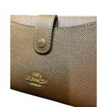 Coach  Multifunction Wallet Large Brown Leather C Print Monogram Removable Insert Photo 5