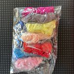 Pack of 10 Satin & Velvet Scrunchies Assorted Colors Yellow Photo 0