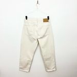 Rag and Bone Alissa High Rise Cropped Barrel Leg Jeans in Ecru Photo 4