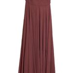 Jenny Yoo  Inesse Thin Strap V Neck Long Chiffon Gown Photo 4