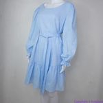 Eloquii NEW‎  Baby Blue Textured Cotton Easy Day Dress, size 18 Photo 10
