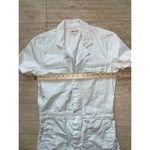 Madewell  100% Cotton Garment Dyed Coverall Romper in Light Green Size XS‎ Photo 2