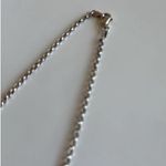 Minimalist Silver Heart Necklace Elegant Jewelry Photo 6