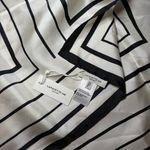 Lafayette 148  L. Beam Stripes Silk Scarf - Cloud Multi NWT Photo 7