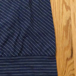 Gap tank top in navy and white pinstripe pattern size small banded bottom hem S Photo 5