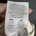 MOTHER The Mid Rise Dazzler Crop Jeans Womens Size 30 Off White Straight Leg Zip Photo 10