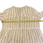 Fever Striped Babydoll Long Sleeve Tunic Size X Photo 4