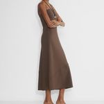 Babaton Wilfred Resolution Dress Size Medium NWT - Deep Taupe Photo 2