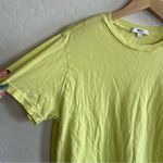 AGOLDE Rena Supima Cotton Crew Neck Easy T-Shirt Yellow Photo 4