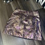 H&M Elegant Purple and Gold Skirt Photo 6