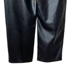 Madewell  NWT Perfect Vintage Straight Jean Faux Leather Black Women’s Size 25P Photo 6