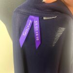 Seraphine navy purple wrap collar dress quarter length sleeves size 10 Blue Photo 6