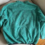 ANINE BING  FAUX SHERPA PULLOVER green size XS CL Photo 3