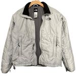 The North Face  Women’s Size S Light Gray Full Zip Quilted Puffer Jacket Photo 2