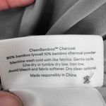 ETTITUDE Pajama Shirt Fog Satin Short Sleeve Button Down Women Medium New Gray Photo 3