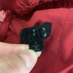 NBD  Lace Bodycon Dress M Red Cocktail Party Date Night Chic Photo 3