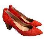 Anthropologie  Calf Hair High Block Pump Heel Size 10 Photo 2