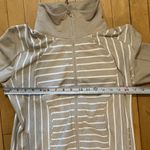 Lululemon  Define Asana Striped Beige and White Jacket Photo 6