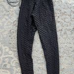Booty By Brabants  Textured Leggings Black One Size Photo 6