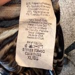 The Zig Zag Stripe Animal Print Tunic Top Size XL Photo 57