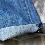 Old Navy  Boyfriend Blue Jeans Womens 14 Denim Distressed Cuffed Rips Casual Photo 14