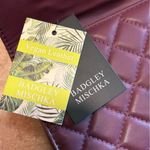 Badgley Mischka Purple Crossbody Bag with Gold Hardware and Quilted Design Photo 6