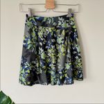 REI Northway Floral Print Circle Stretch Skirt Gray & Green Size XXS Photo 7