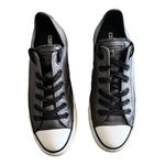 Converse All Star Metallic Gray Leather Chuck Taylor Sneakers 544924C Shoes Sz 8 Photo 5