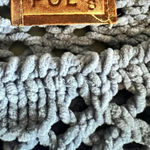 POL  Oversized Crochet open knit sweater Blue S Coastal grandma core 90's Y2K Photo 1