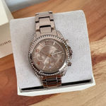 Michael Kors NWT  Blair Chronograph Brown Stainless‎ Steel Watch MK6764 Photo 0