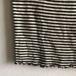 Brandy Melville John Galt () Top Striped Off Shoulder Cropped Tee One Size EUC Photo 3