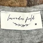 Lavender Field  Ruffle Short Sleeve Raw Hem Top Medium Photo 5