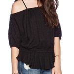 Free People Shades of Cool Top Black Size Small Photo 2