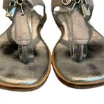 Michael Kors Michael Silver Sandals with Charm Accents Photo 7