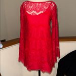 Alexis  Katarina Red lace Dress size small Photo 6