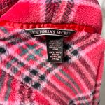 Victoria's Secret Victoria’s Secret Short Cozy Robe Color Red Lipstick Plaid Plush Size XS/S Photo 9