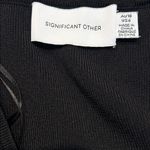 SIGNIFICANT OTHER black Monica knit mini dress Size 6 Photo 5