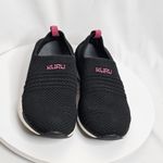 Kuru Stride Knit Slip On Shoes Sneakers Lightweight Black Pink Womens Size 7 Photo 2